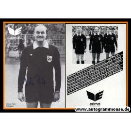 Autogramm Fussball | Schiedsrichter | 1985 Erima | Volker ROTH (Portrait SW)
