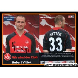Autogramm Fussball | 1. FC Nürnberg | 2005 | Robert VITTEK