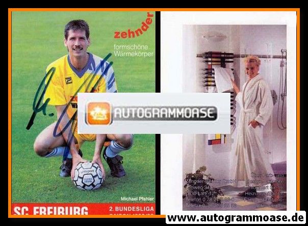 Autogramm Fussball | SC Freiburg | 1992 | Michael PFAHLER