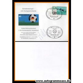 Ersttagsbrief Fussball | DFB | 1974 WM (Sonderstempel München) + AG Vogts