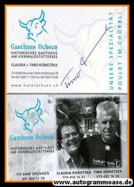 Autogramm Fussball | 2000er | Timo KONIETZKA (Gasthaus Ochsen)