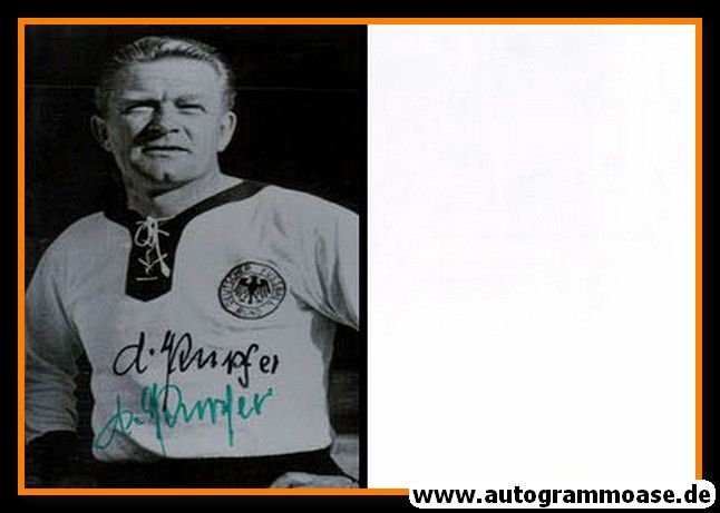 Autogramm Fussball | DFB | 1940er Foto | Andreas KUPFER (Portrait SW) 2