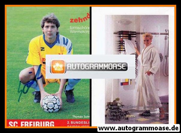 Autogramm Fussball | SC Freiburg | 1992 | Thomas SCHMIDT
