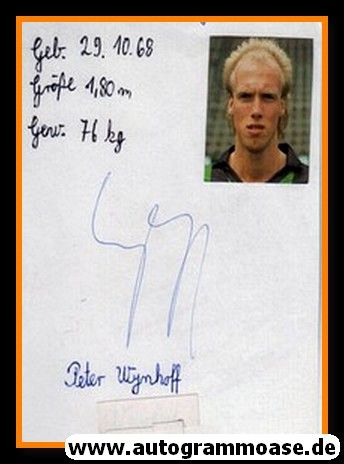 Autograph Fussball | Peter WYNHOFF