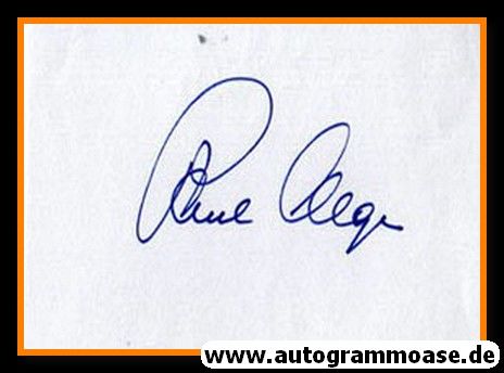 Autograph Fussball | Paul ALGER (1. FC Köln)