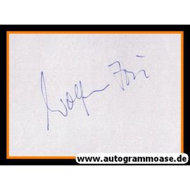 Autograph Fussball | DDR | Wolfram LÖWE