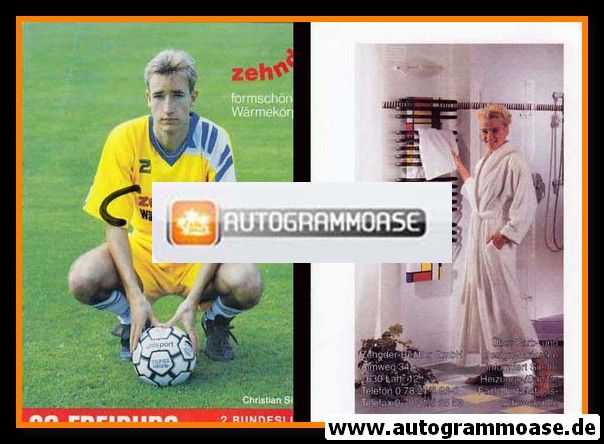 Autogramm Fussball | SC Freiburg | 1992 | Christian SIMON
