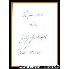 Autograph Fussball | DDR | Karl-Heinz SPICKENAGEL