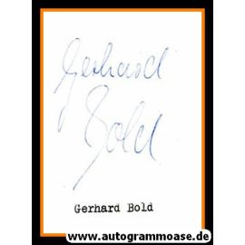 Autograph Fussball | Gerhard BOLD
