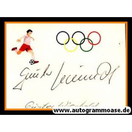 Autograph Fussball | Günter WIENHOLD