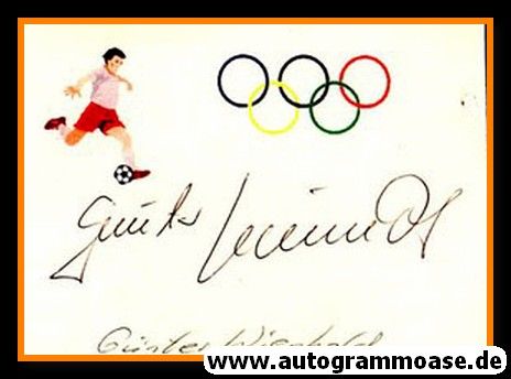 Autograph Fussball | Günter WIENHOLD