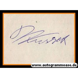 Autograph Fussball | Dieter KURRAT