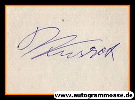Autograph Fussball | Dieter KURRAT