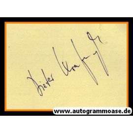 Autograph Fussball | Dieter KRAFCZYK