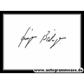 Autograph Fussball | DDR | Jürgen BÄHRINGER