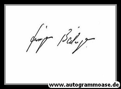 Autograph Fussball | DDR | Jürgen BÄHRINGER