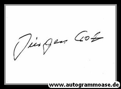 Autograph Fussball | DDR | Jürgen CROY (1960er)
