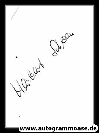 Autograph Fussball | DDR | Herbert SCHOEN (1950er)