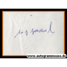 Autograph Fussball | August GOTTSCHALK (RW Essen)