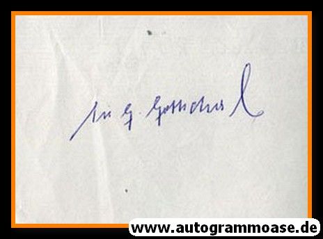 Autograph Fussball | August GOTTSCHALK (RW Essen)