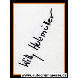Autograph Fussball | DDR | Willy HOLZMÜLLER