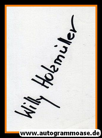 Autograph Fussball | DDR | Willy HOLZMÜLLER