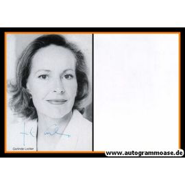 Autogramm Schauspieler | Gerlinde LOCKER | 1990er (Portrait SW) 1