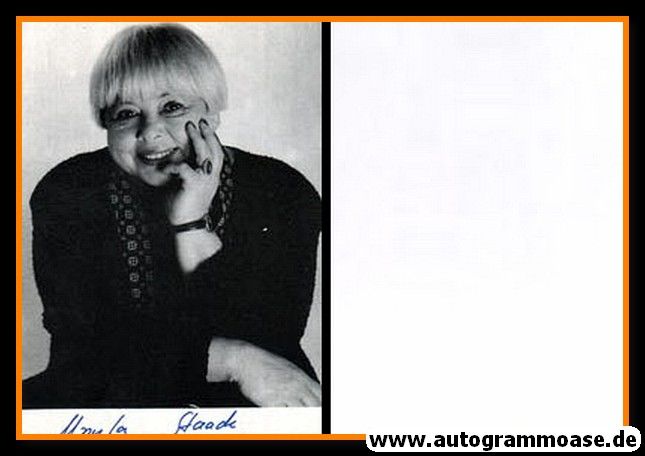 Autogramm Schauspieler | Ursula STAACK | 1990er (Portrait SW)