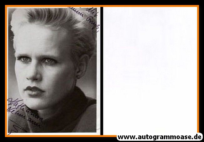 Autogramm Schauspieler | Katharina LEHMANN | 1990er (Portrait SW)