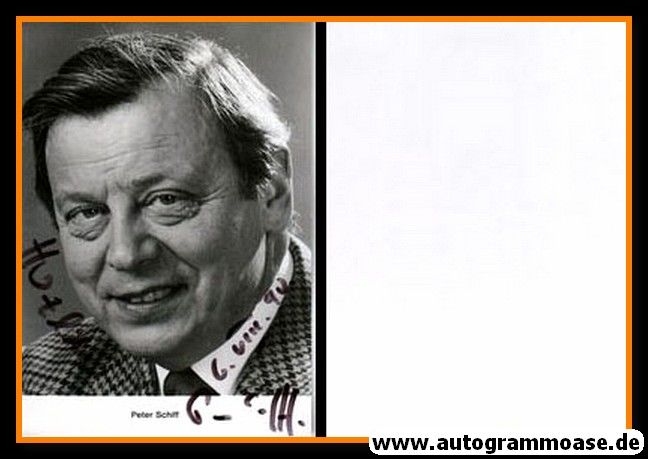 Autogramm Schauspieler | Peter SCHIFF | 1980er (Portrait SW)