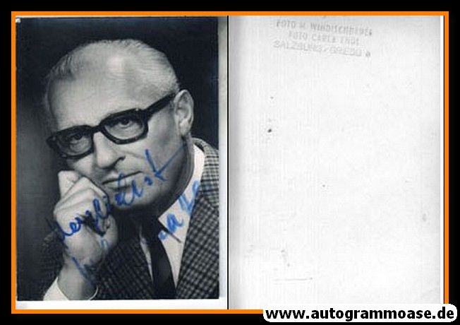 Autogramm Schauspieler | ??? Willy Gatter | 1970er (Portrait SW) 2021-00041
