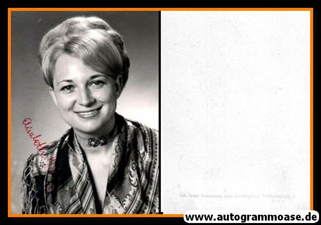 Autogramm Schauspieler | ??? Elisabeth Hölzl | 1970er (Portrait SW) 2021-00042