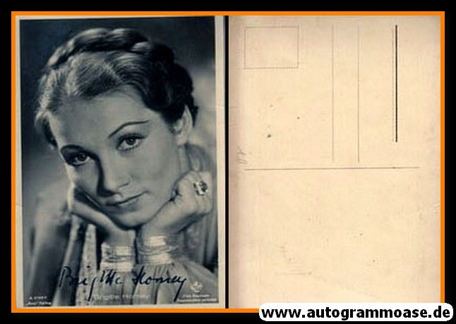 Autogramm Schauspieler | Brigitte HORNEY | 1940er (Portrait SW) Ross A2169-1