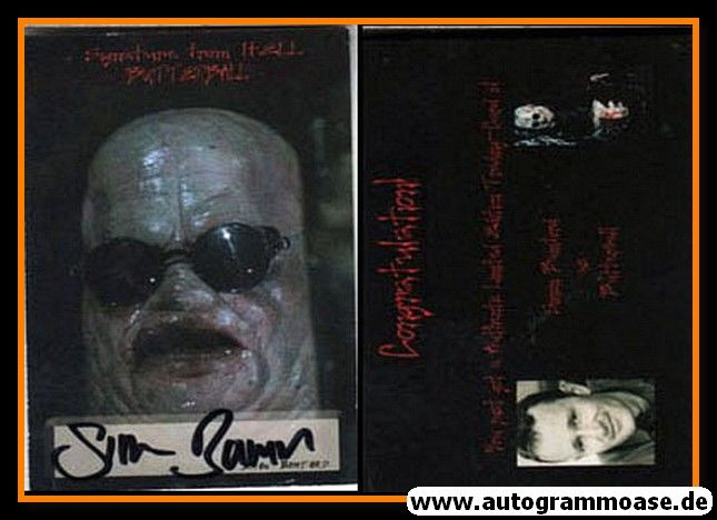 Autogramm Film (UK) | Simon BAMFORD | 1987 "Hellraiser" (Butterball)