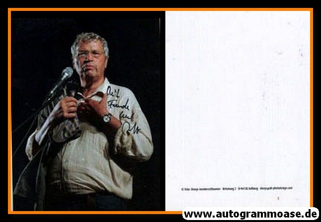 Autogramm Kabarett | Gerhard POLT | 2000er (Portrait Color) Dionys