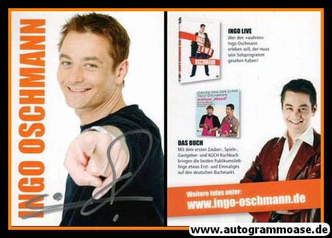 Autogramm Comedy | Ingo OSCHMANN | 2007 "Ingo Live" 2