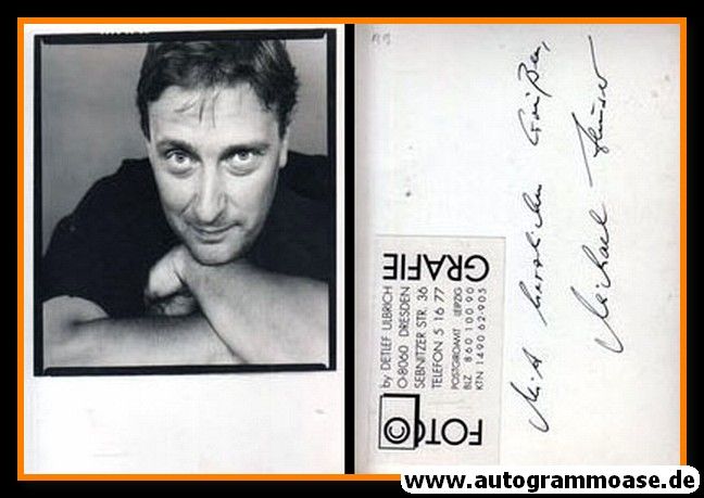 Autogramm Schauspieler | Michael HEUSER | 2000er (Portrait SW)