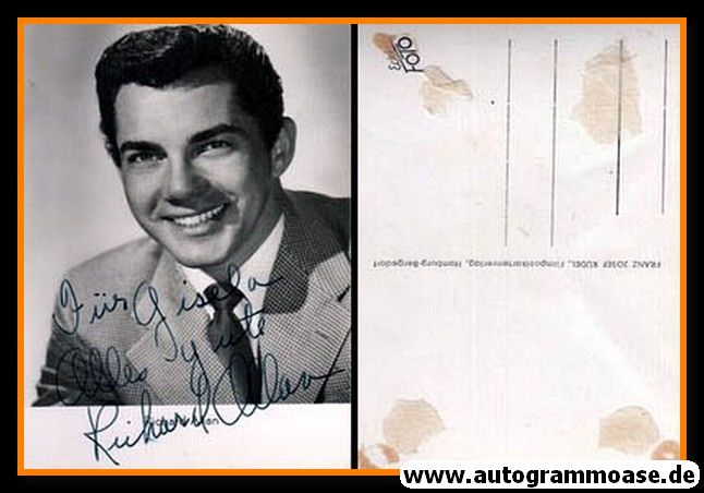 Autogramm Schauspieler | Richard ALLAN | 1950er (Portrait SW) Rüdel
