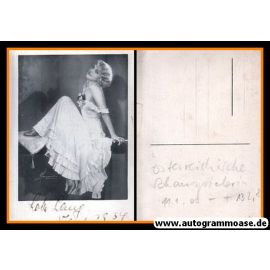 Autogramm Schauspieler | Lotte LANG | 1930er (Portrait SW)