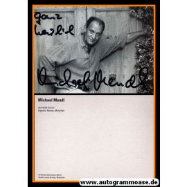 Autogramm Schauspieler | Michael MENDL | 2000er (Portrait SW Siemoneit)