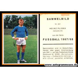 Autogramm Fussball | FC Schalke 04 | 1967 | Heinz PLISKA (Bergmann 301)