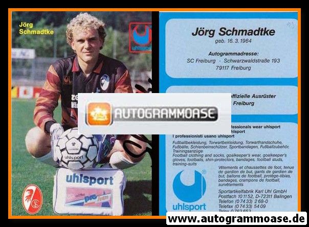 Autogramm Fussball | SC Freiburg | 1993-1 | Jörg SCHMADTKE