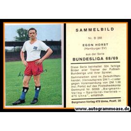 Autogramm Fussball | Hamburger SV | 1968 | Egon HORST (Bergmann B268)