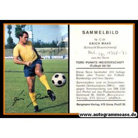 Autogramm Fussball | Eintracht Braunschweig | 1969 | Erich MAAS (Bergmann C081)
