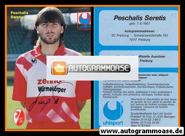 Autogramm Fussball | SC Freiburg | 1993-1 | Paschalis SERETIS