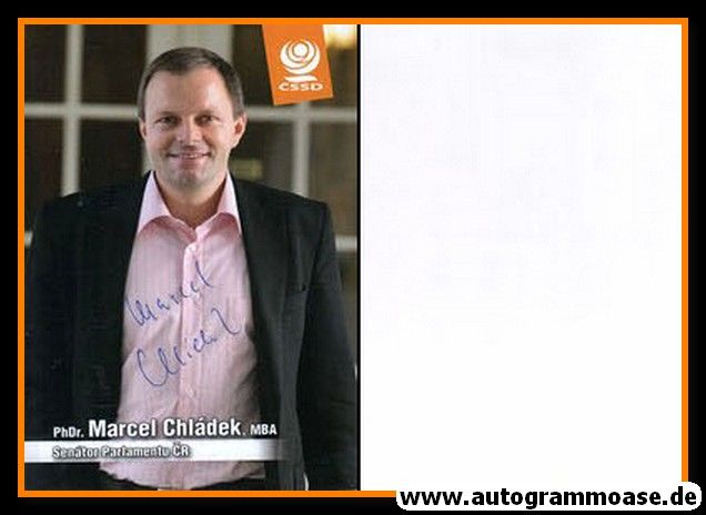 Autogramm Politik | Tschechien | Marcel CHLADEK | 2010er (Bildungsminister)