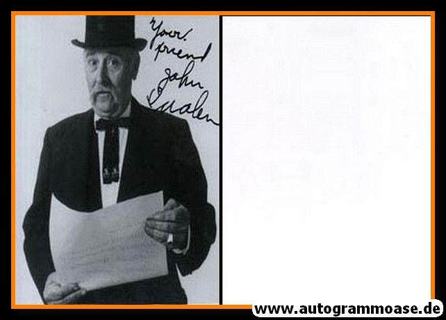Autogramm Film (Kanada) | John QUALEN | 1970er Foto (Portrait SW)