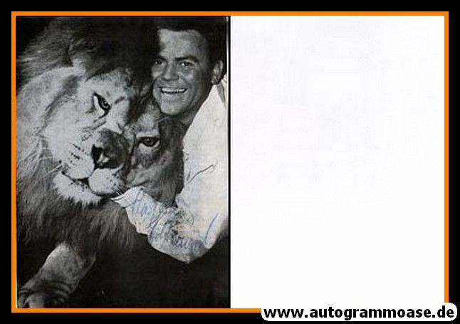 Autogramm Zirkus | Gerd SIEMONEIT-BARUM | 1970er (Dompteur Löwe)