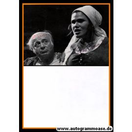 Autogramme Schauspieler | Elke CLAUDIUS + Valter TAUB | 1970er (Filmszene SW)