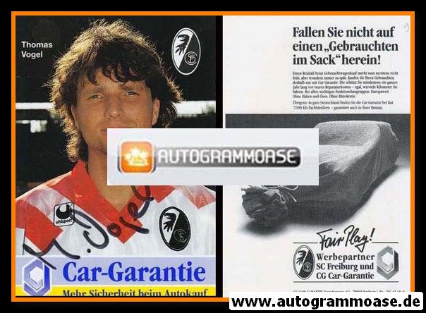 Autogramm Fussball | SC Freiburg | 1993-2 | Thomas VOGEL